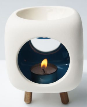 Oil Burner - Square - Blue