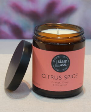 Citrus Spice – with Orange, Clove, Cinnamon.